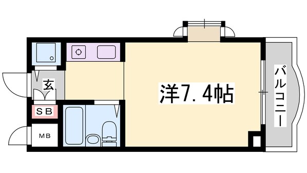 ジョイフル石屋川の物件間取画像